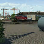 Blick auf das Diesel Bw