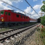 BR 180 mit EC nach Tschechien