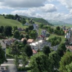Sicht von der Stadtmauer in Richtung Süden