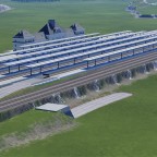 Hauptbahnhof mit Autoverladestelle