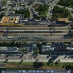 Güterbahnhof am Stadtrand