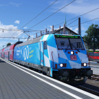 146 245-6 als RE 54 nach Frankfurt(Main) Hbf