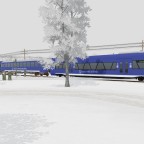 BOB in der Winterlandschaft