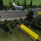 LKW Unfallstelle
