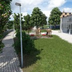 Mit etwas künstlerischer Freiheit BZZ Quartierschule von Osten her