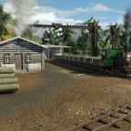 TPF2 Feldbahn fährt im Industriegelände "Wald"