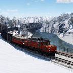 Mit dem Leerzug flussaufwärts!