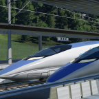 On the Platform of Shin-Higashiura Station