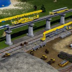 railway construction site