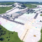 Erste Straßen rund um den HBF