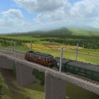 Ae 4/4 der BLS an der Lötschberg-Südrampe
