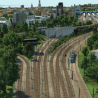 Bahnhofseinfahrt Slotendal