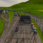Plätzchen zur Hege und Pflege der Reisezugwagen
