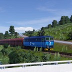 Coal train in middle of nowhere