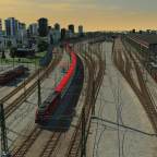 Railjet auf dem Weg von Wien nach St. Pölten
