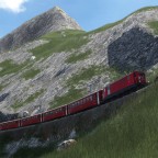 Zahnrad-Zug der FO (Furka-Oberalp-Bahn)