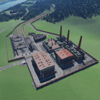 WIP - Heizkraftwerk mit Kohlelager und Bahnbetriebswerk
