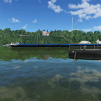 [TpF 1] Schiffverkehr am großen Fluss im Kanton Kronmark
