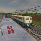 Br 151 mit einem "Mischling" (S-Bahn/Silberling und Mintlinge)