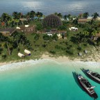 Ausgrabungen auf einer kleinen karibischen Insel