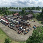 Kleiner Verladebahnhof für das Traktorenwerk