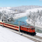 1245er verlässt den Bahnhof