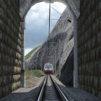 ÖBB 4090 auf der Bergstrecke