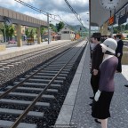 Der Bahnhof in Hattert ist nach Umbau wiedereröffnet - 01.05.1972
