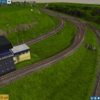 WIP Stahlwerk mit großem Rangierbahnhof