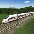 Der ICE3 mit 263 km/h richtung Minden