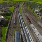 Verkehr vor dem Bahnhof