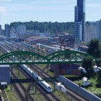 Skyline im Hintergrund