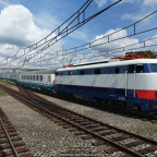 E.444 "Tartaruga" mit seinem Intercity im XMPR Design