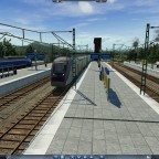Einfahrt auf Gleis 4