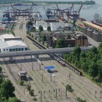 Hafen in der Komplettansicht Nord