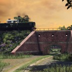 [TpF1] BR Class 17 crossing the countryside bridge