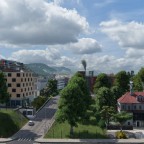 Ringier Einfahrt mit Astrag Neubau
