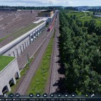 Anschluss an das Gleisgebirge Stuttgarter Gleisvorfeld