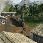 TPF2 Feldbahn fährt im Industriegelände "Wald"