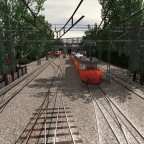 Städtische Nahverkehr nimmt den Betrieb auf mit Doppeltraktion Roterpfeil