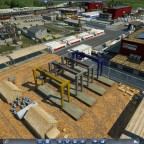 Überblick aus Sicht der LKW Ladestation über die große Raffinerie