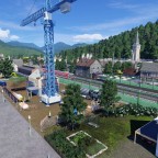 RE 5 bei der Durchfahrt durch Hochtheim