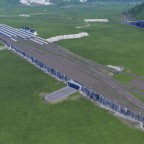 Vorfeld mit Tunnel und Abstellbereich