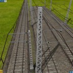 Deutsche Oberleitung (grauer Masten, grüne Isolatoren) [final - v1.14]