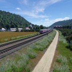 RB 52 auf dem Weg nach Zugelhausen verlässt Hochtheim