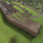 Erste Gleise zum Bahnhof Kaltennordheim