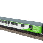 FS "Gran Confort" 70 type ex restaurant coach in Trenitalia's InterCity Green livery