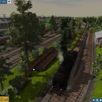 WIP Stahlwerk mit großem Rangierbahnhof
