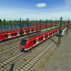 Triebwagenfahrer auf dem Weg zu Arbeit