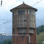 Wasserturm in Jacobeni (durch die Ostkarpaten aus der Bucovina nach Maramuresch)